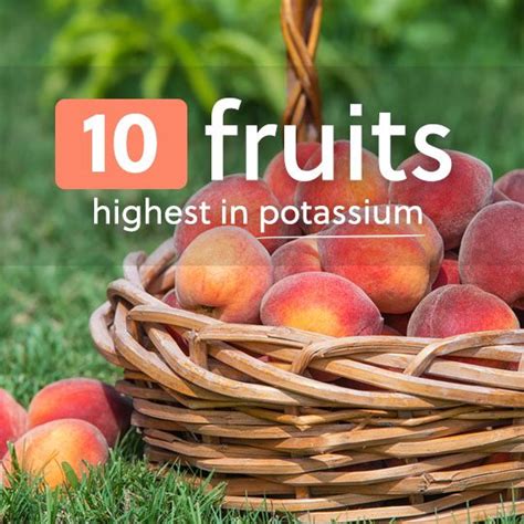 Potassium Rich Foods 10 High Potassium Fruits