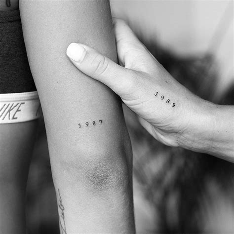 3 Most Popular Meaningful Birth Date Tattoos The Fshn