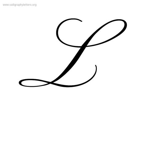 Traditional Calligraphy L Letra L Letras Caligraficas Letras Para