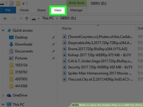 Hold down the command, shift and period keys: How to Open the Hidden Files in a USB Pen Drive: 15 Steps