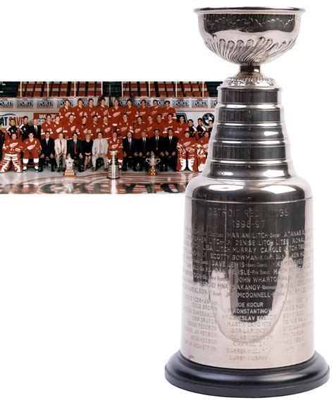 Lot Detail Detroit Red Wings 1996 97 Stanley Cup Championship Trophy