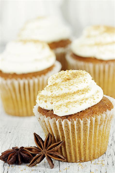 Pumpkin Cupcakes With Cinnamon Cream Cheese Frosting Home In The