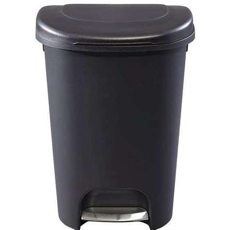 Rubbermaid 13g Slow Close Step On Trash Can