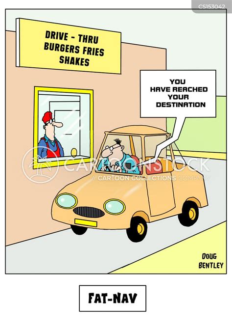 Drive Through Cartoons And Comics Funny Pictures From Cartoonstock