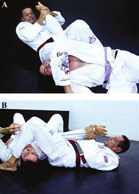 A B Brazilian Jiu Jitsu Grand Master Relson Gracie Demonstrates The