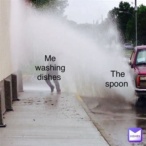 The Spoon Me Washing Dishes Nezukonuzzle Memes