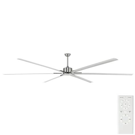 The broad fan blades and length allow you to cool larger areas with this model, and the assembly ease is another plus, especially if you're trying to install it on your own. Hercules Max Extra Large Industrial DC Ceiling Fan ...