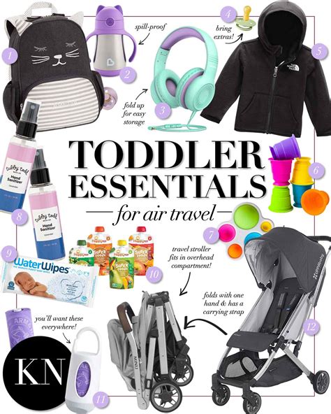 12 Toddler Travel Essentials For Airports And Planes Kelley Nan