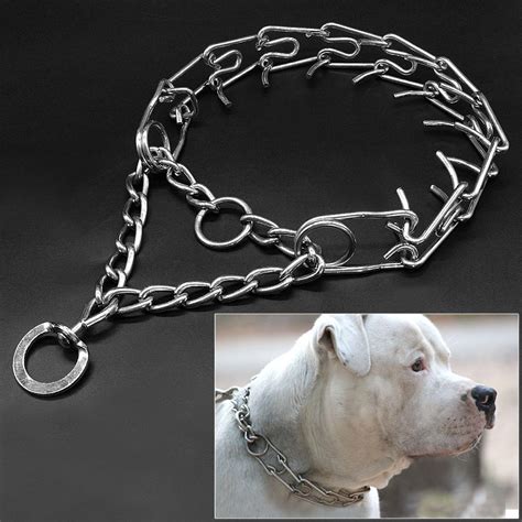 505560cm Dog Pet Chain Adjustable Dog Training Collar Chain Pet