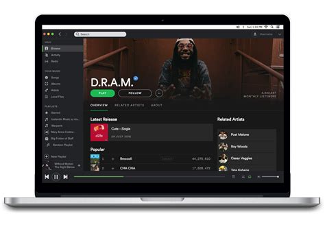 Spotifys New Design Layout For Artist Profiles Aims To Emphasise