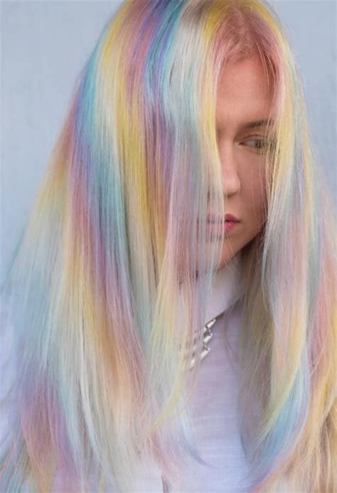 53 Magical Holographic Hair Color Ideas To Embrace The Pastel Rainbow