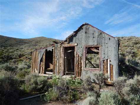 Old house in Galena. - Galena Ghost Town - Battle Mountain Nevada