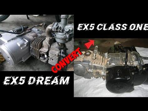 Honda ex5 dream upgrade crankshaft w125 jet 2mm block 56mm class1 racing bee gear 4 22t/22t espada! Ex5 dream convert class 1 - YouTube