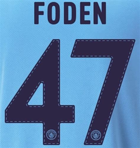 2022 23 Manchester City Ucl And Fa Cup Home Shirt Foden 47 Official