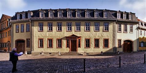 Goethehaus In Weimar Der Dichter Liest Aus Seinem Werk Foto And Bild