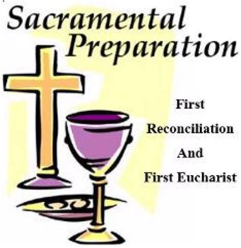 First Reconciliation And First Communion Sacramental Preparation Saint