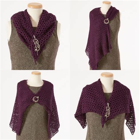 More Than 10 Ways To Style A Wrap With Shawl Pins Crochet Interweave