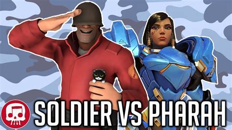Soldier Vs Pharah Rap Battle By Jt Music Overwatch Vs Tf2 Youtube