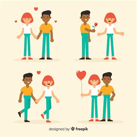 Free Vector Couple In Love Collection