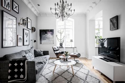 90 Simple And Elegant Scandinavian Living Room Decor