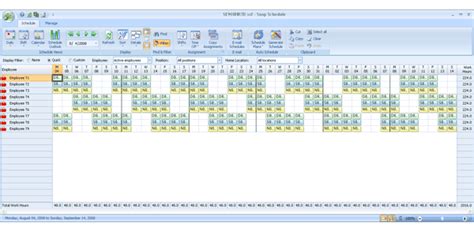 Angela bettis, david arquette, chloe farnworth and others. 24 7 Shift Schedule Template - planner template free