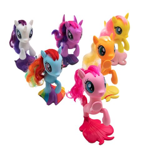 Hasbro My Little Pony Seapony Figurine With Mermaid Tail Toy From The