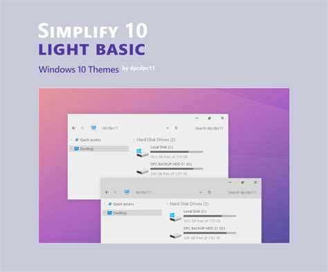 Simplify 10 Light Basic Windows 10 Themes By Dpcdpc11 On Deviantart