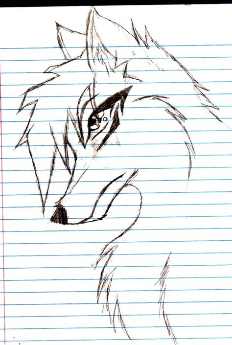 Simple Wolf Drawing At Getdrawings Free Download