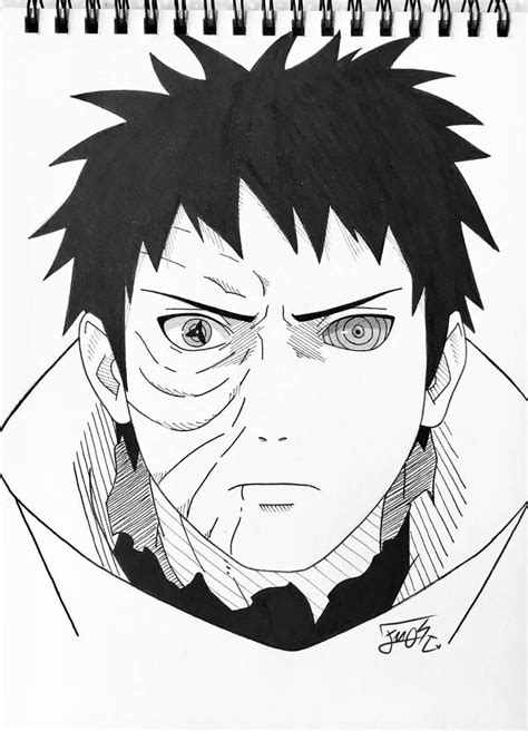 Obito Uchiha By Step On Mee On Deviantart Naruto Sketch Drawing