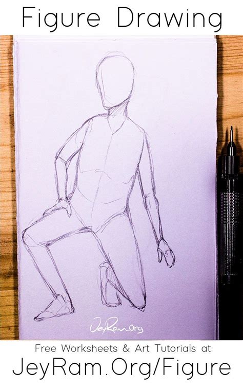 How To Draw The Human Figure Free Worksheets Tutorials Figure