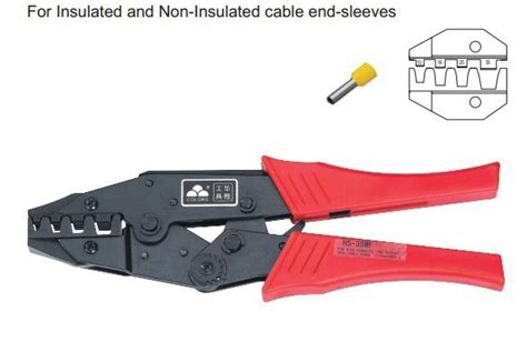 Hs35wf Insulated And Non Insulated Ferrules Ratchet Plier Crimper 10