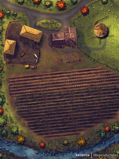 45x60 Battlemap Farms House