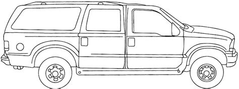 Ford Excursion Drawing