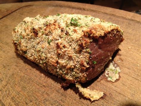 Fresh herbs and brown butter take it over the top! Herb Crusted Beef Tenderloin with Rosemary Infused Mashed ...