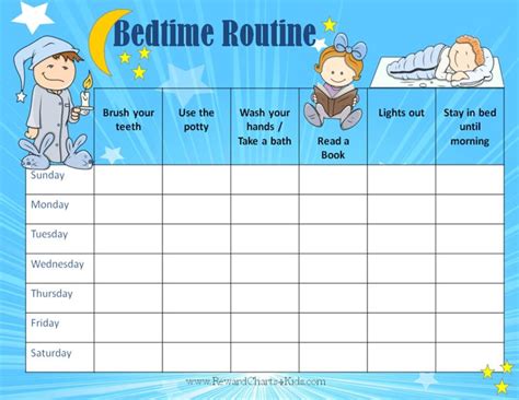 25 Best Ideas About Bedtime Routine Chart On Pinterest Bedtime