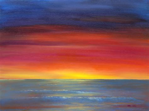 This piece was created with the same amount of soul and emotion just like the first original painting. Best Sunset paintings