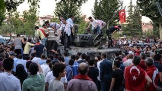In Pictures Attempted Coup In Turkey Bbc News