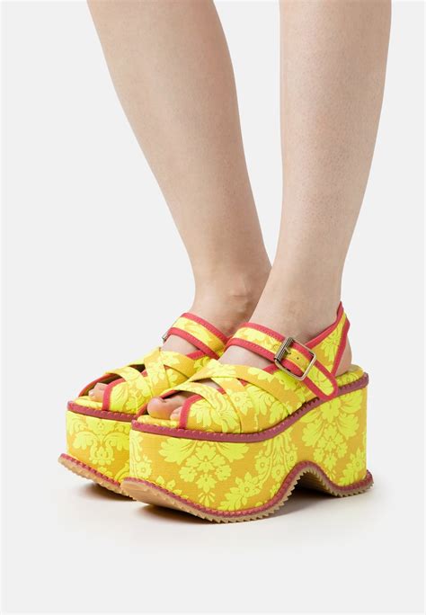 Vivienne Westwood Northern Sole High Heel Sandalette Yellowgelb