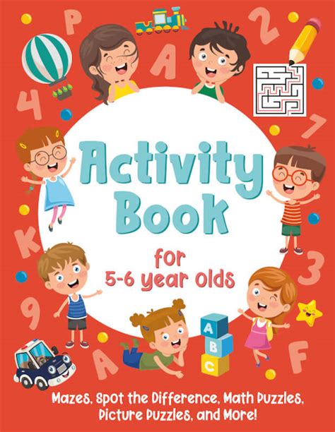 Activity Book For 5 6 Year Olds