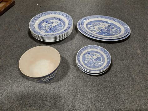 Lot 31 Collection Of Blue And White Pottery