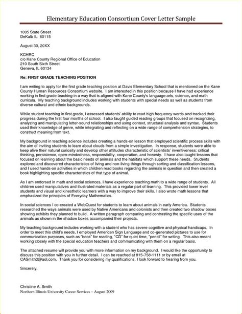 Cover Letter Template Higher Education Teaching Cover
