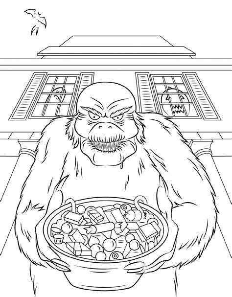 Free Goosebumps Coloring Pages