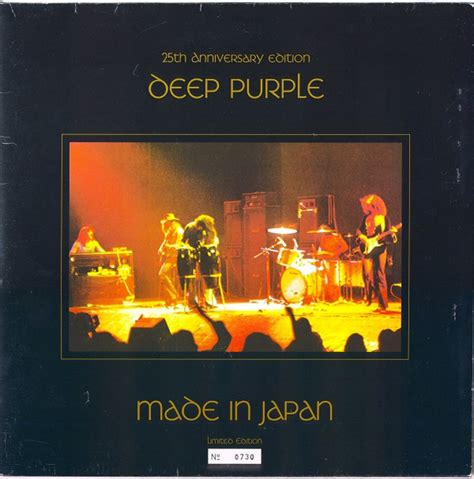 Deep Purple Made In Japan 1998 Purple Vinyl Discogs
