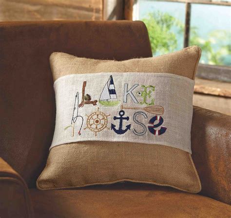 Flour sack pillows for your lake house. Lake House Pillow Wraps | Lake decor, Lake house, Pillows