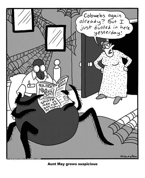 20 Far Side Spider Cartoon By Gary Larson Now Wakeup