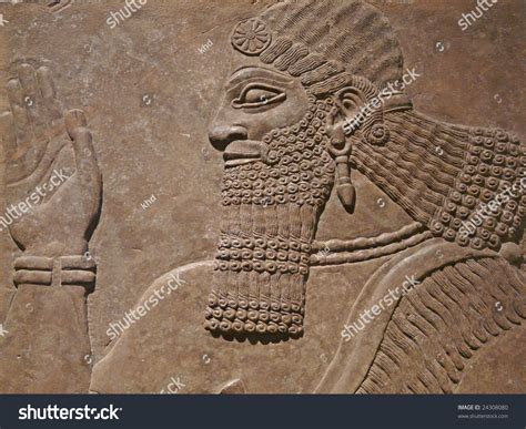 Ancient Assyrian Wall Carvings Man Stock Photo Shutterstock
