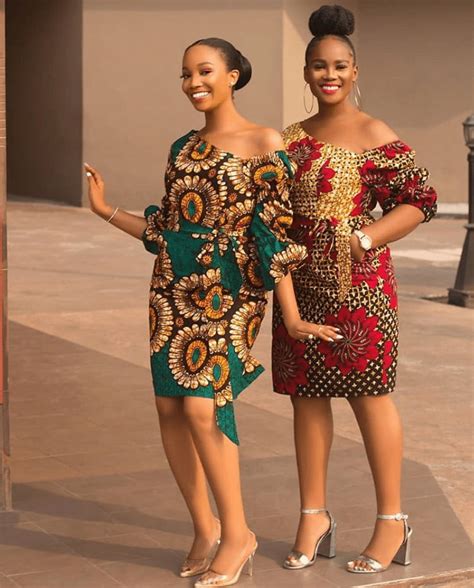 Clipkulture Ladies In Beautiful African Print Dresses