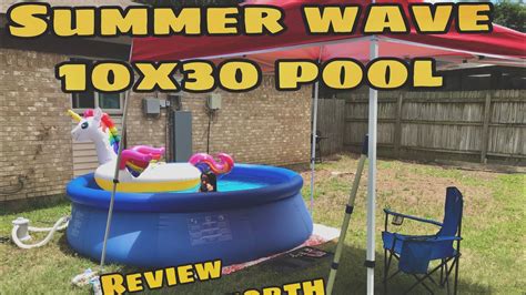 Review Summer Waves 10x30 Pool Youtube