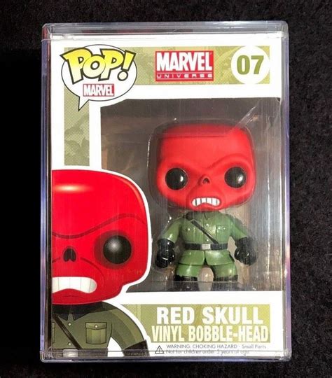 Funko Pop Original Marvel Red Skull 07 Rare Htf In Great Shape See