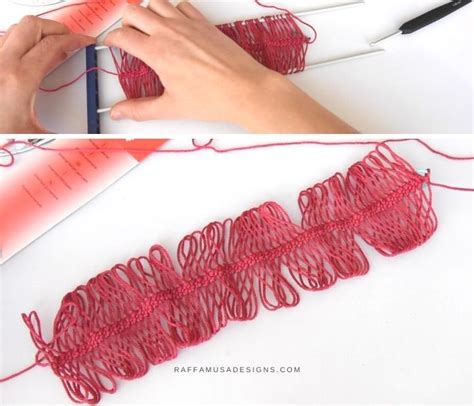 how to hairpin lace crochet for beginners raffamusadesigns